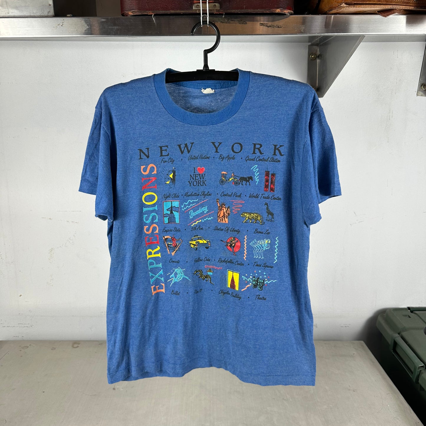 Vintage 80s New York Expressions Graphic Single Stitch T-shirt