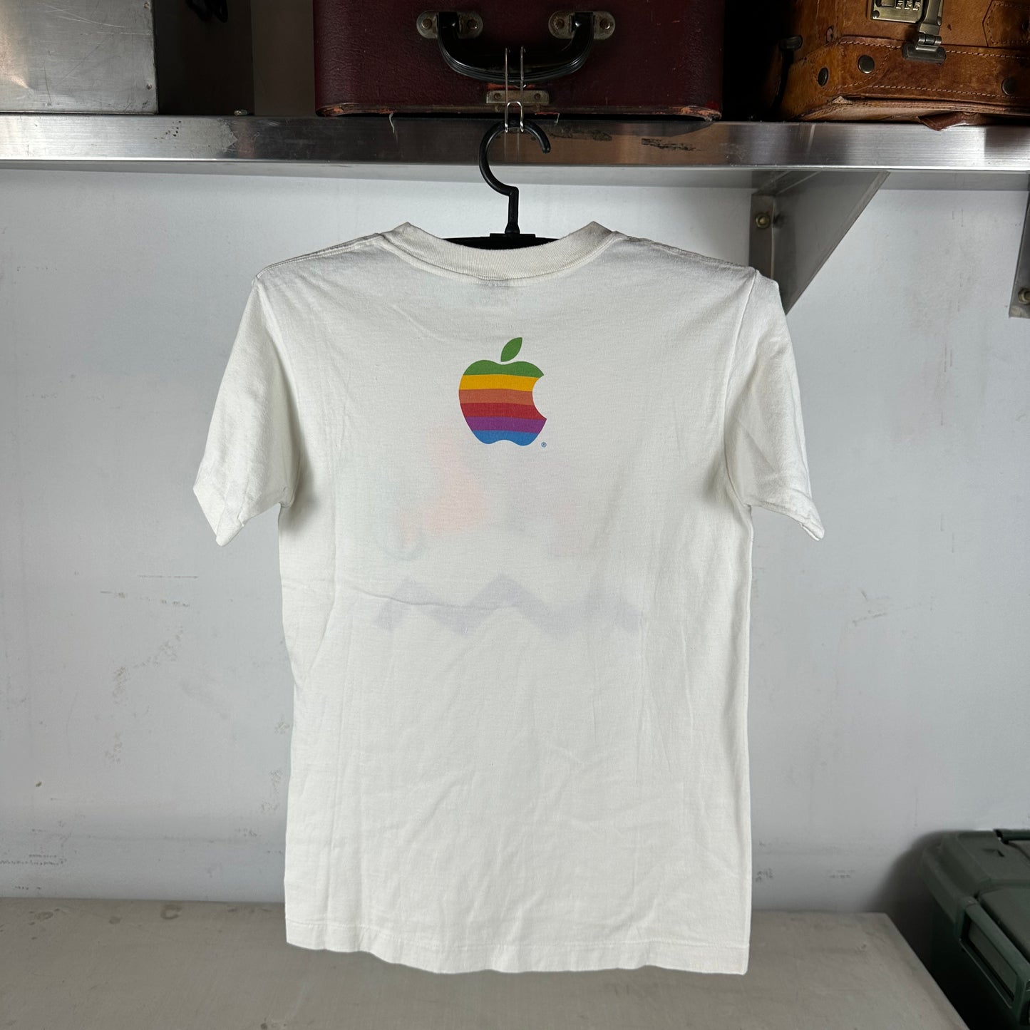 Vintage 80s Apple Computer Promo Graphic Single Stitch T-shirt