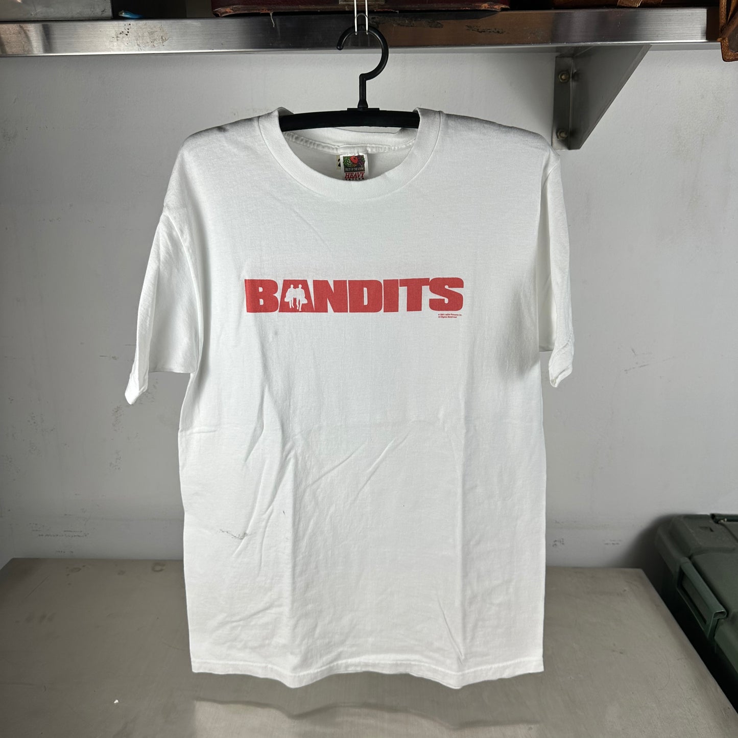 Vintage 2001 Bandits Two's Company, Three's A Crime Bruce Willis Comedy Promo T-shirt