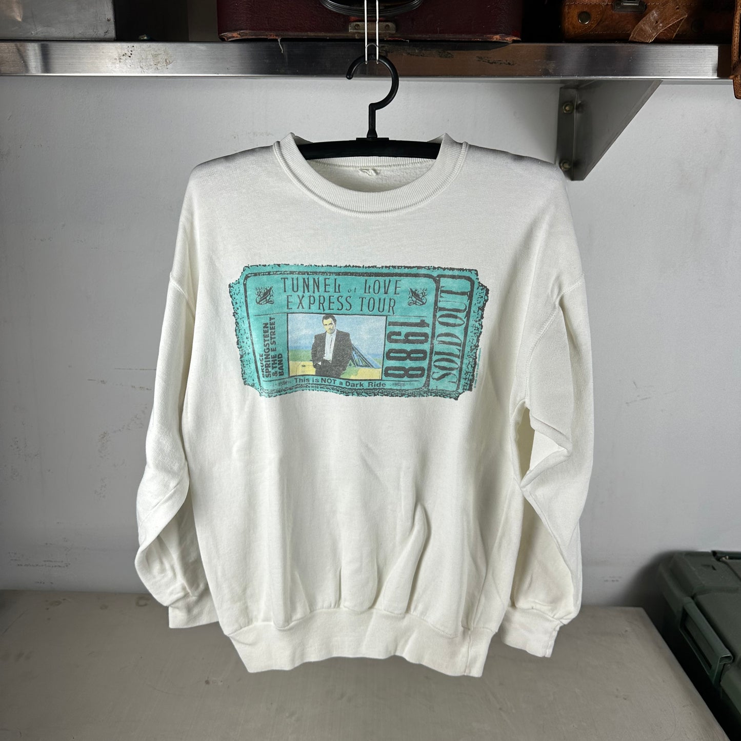 Vintage 1988 Bruce Springsteen Tunnel of Love Express Tour Sweatshirt&nbsp;