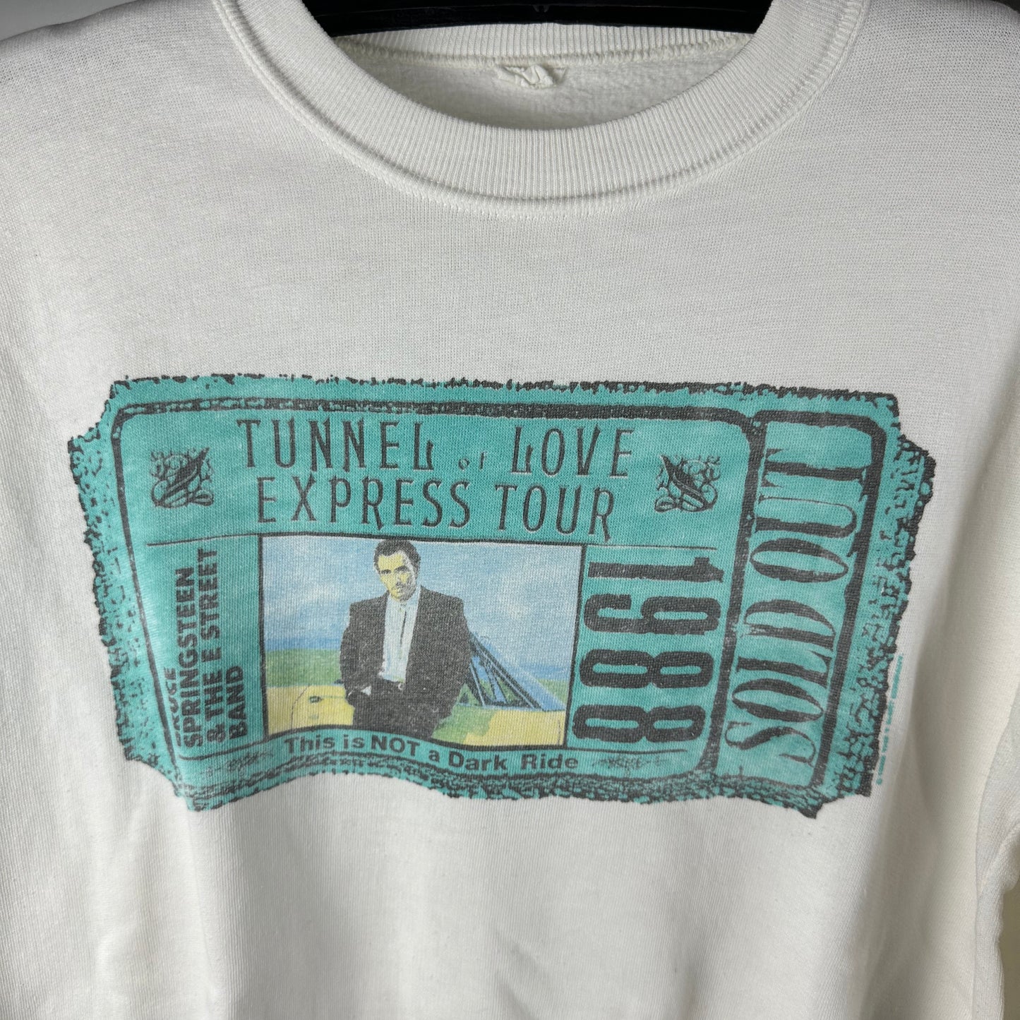 Vintage 1988 Bruce Springsteen Tunnel of Love Express Tour Sweatshirt&nbsp;