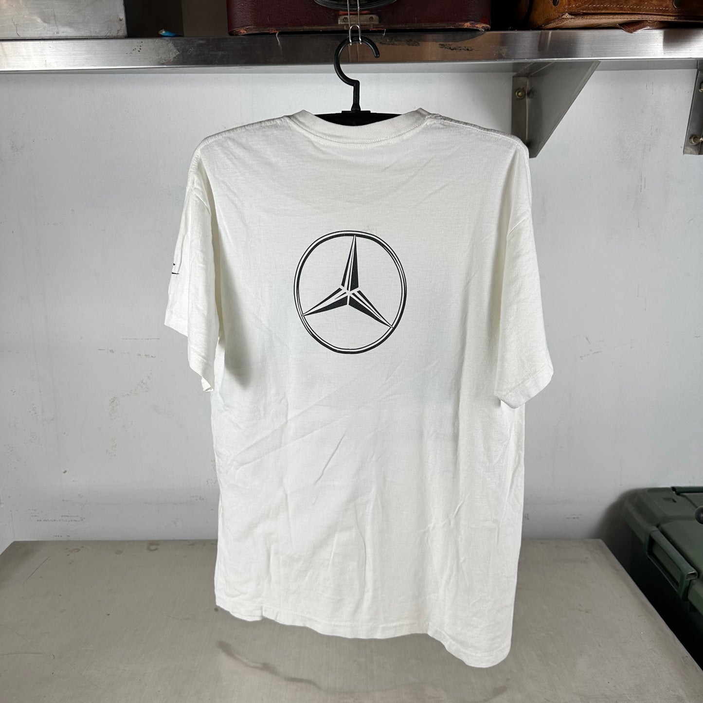 Vintage 1993 LA Marathon Mercedes Benz Nike Running Single Stitch T-shirt
