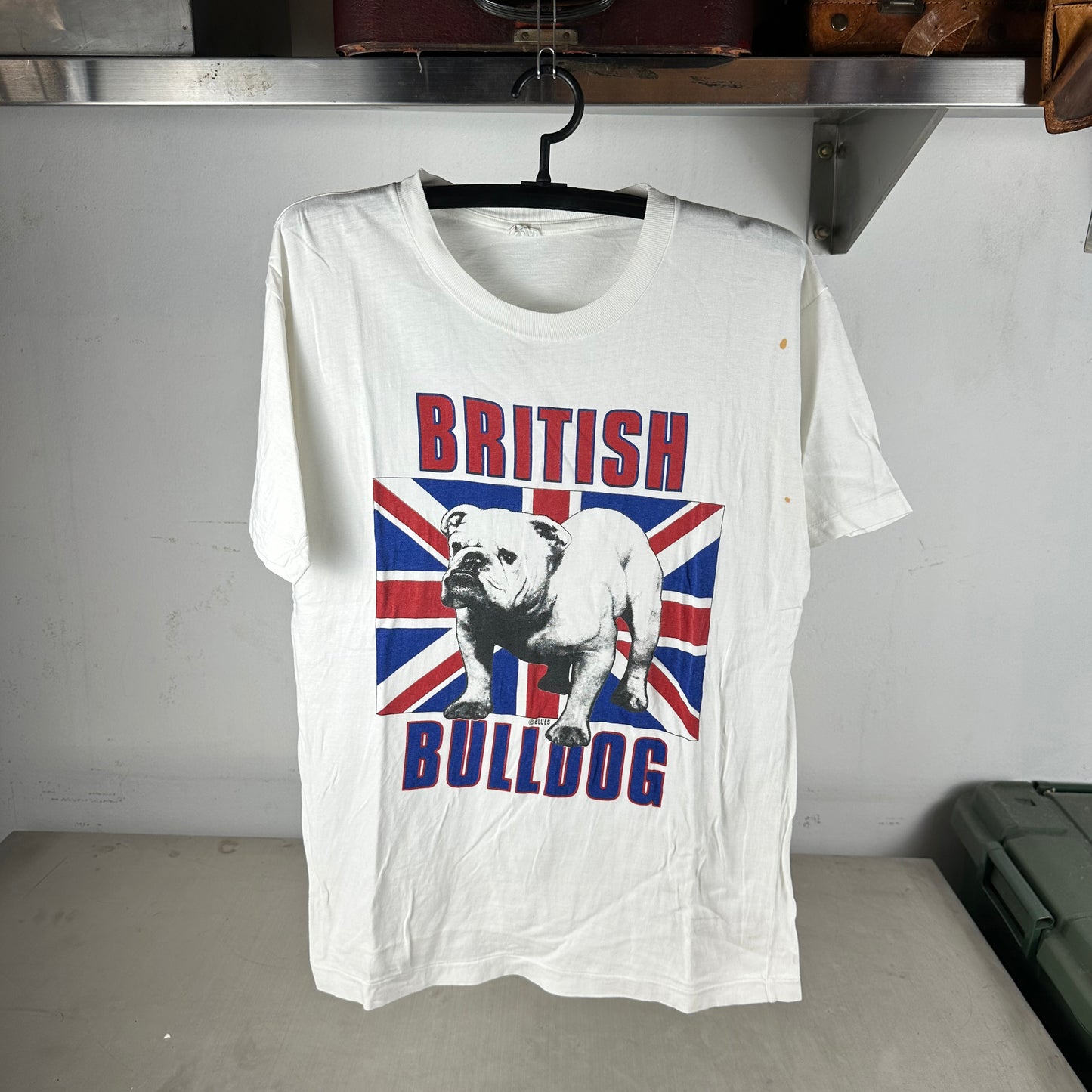 Vintage 90s British Bulldog Dog Breed Graphic T-shirt