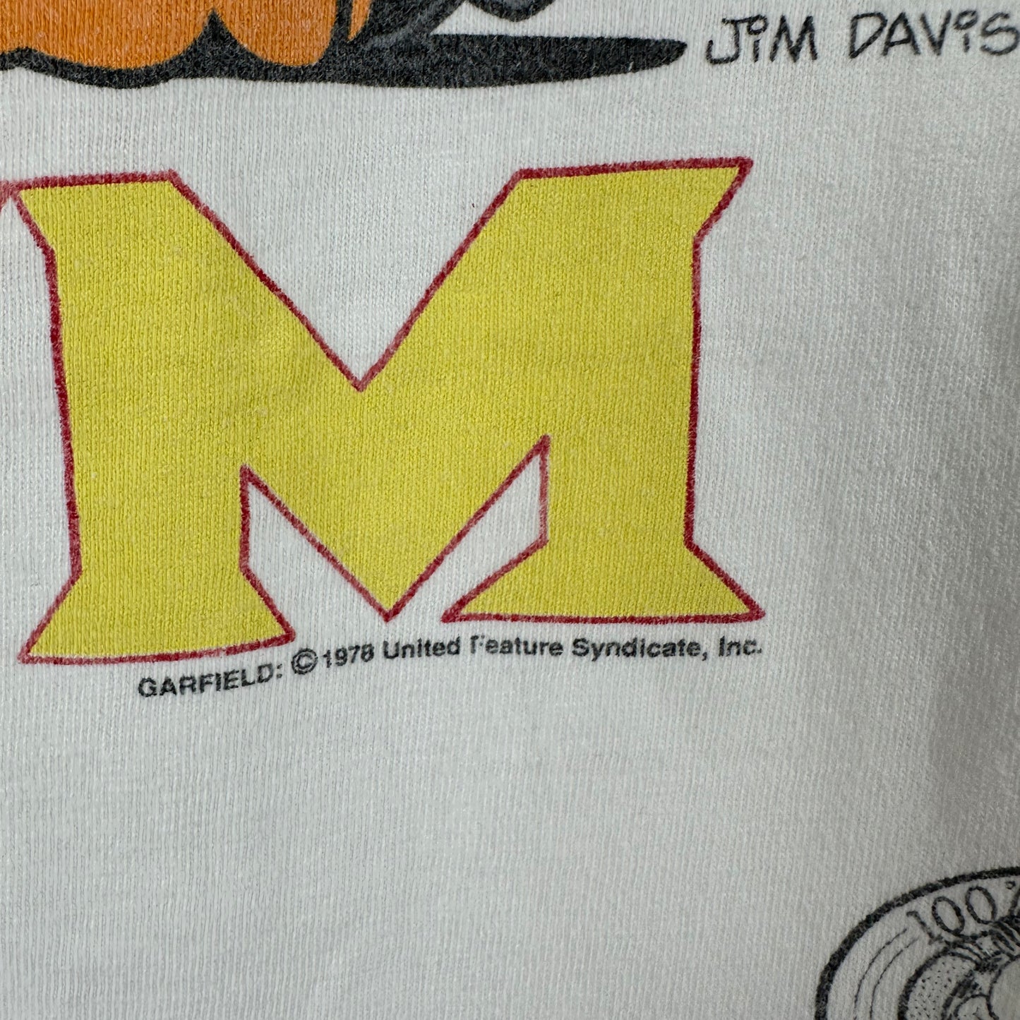 Vintage 80s 90s Garfield's Gym Cartoon Graphic Single Stitch T-shirt