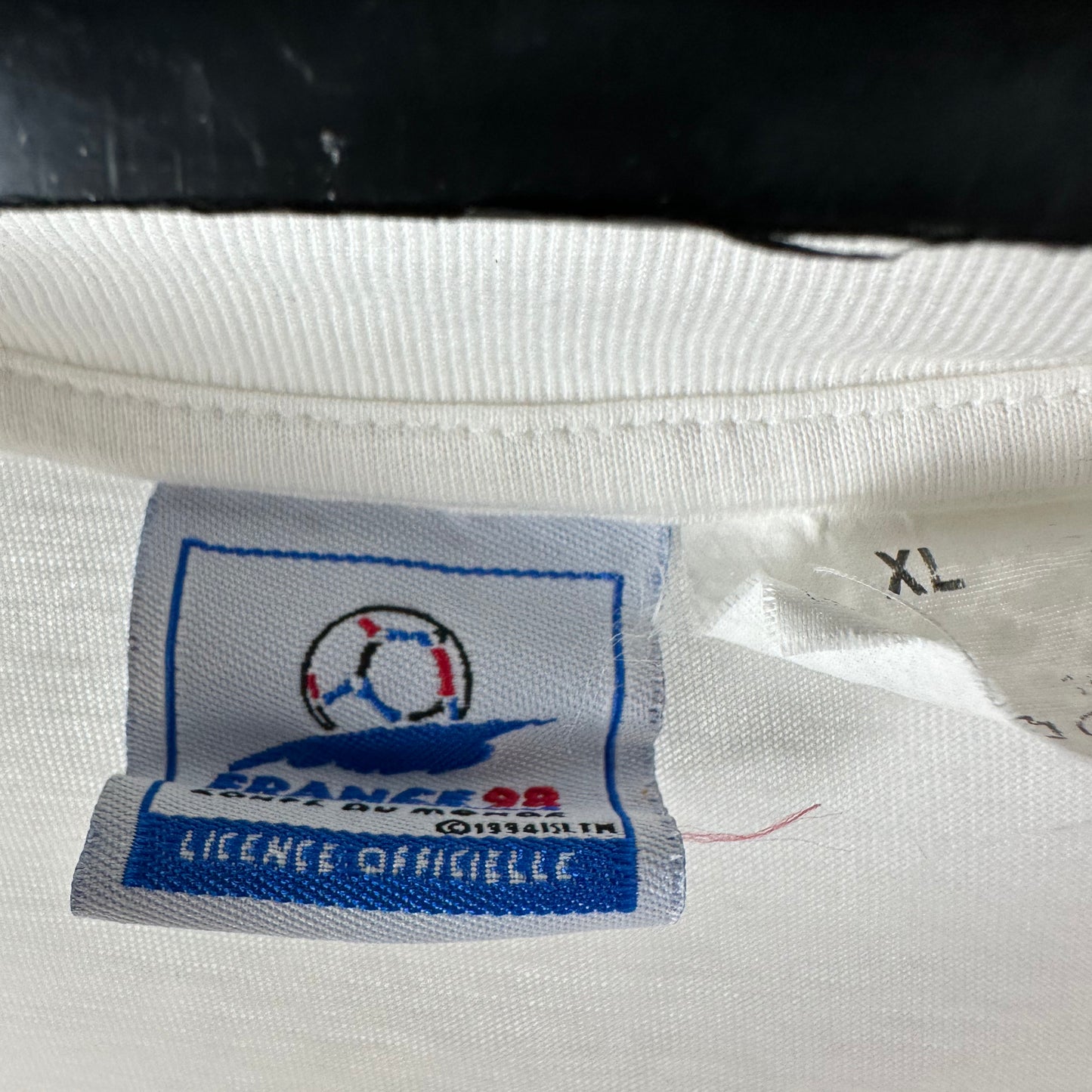 Vintage Spain Espana 1998 France Soccer World Cup Graphic T-shirt