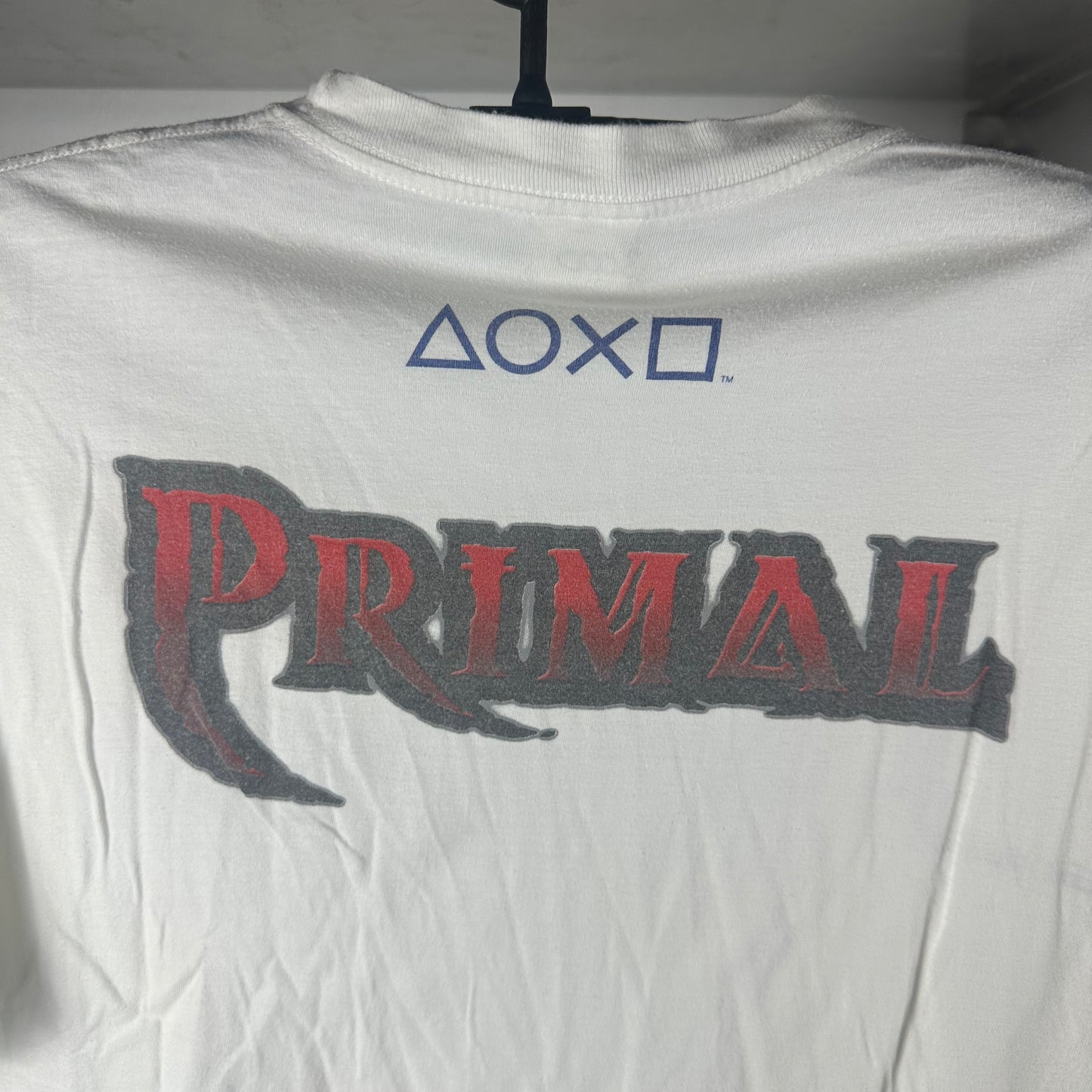 Vintage 2003 Primal PS2 PlayStation 2 Video Game Promo T-shirt