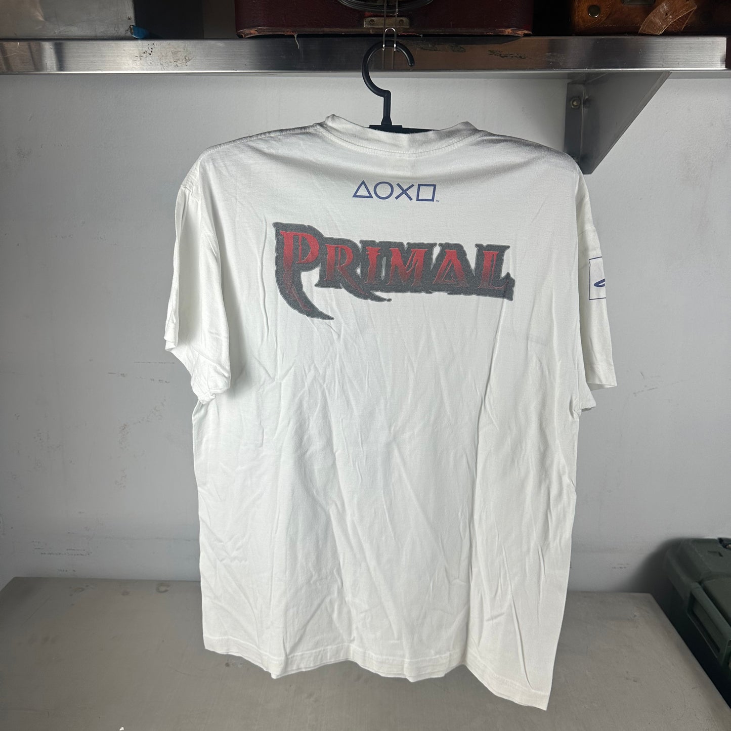 Vintage 2003 Primal PS2 PlayStation 2 Video Game Promo T-shirt