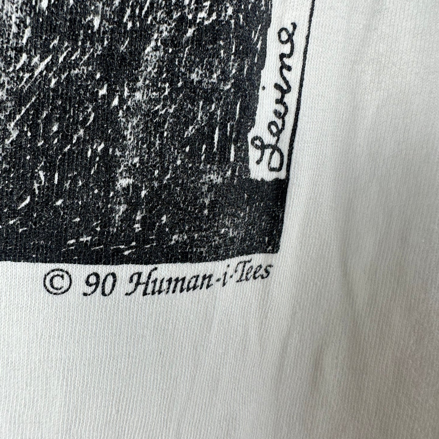 Vintage 1990 And to Our Right is What Was Once Known as Earth Single Stitch T-shirt