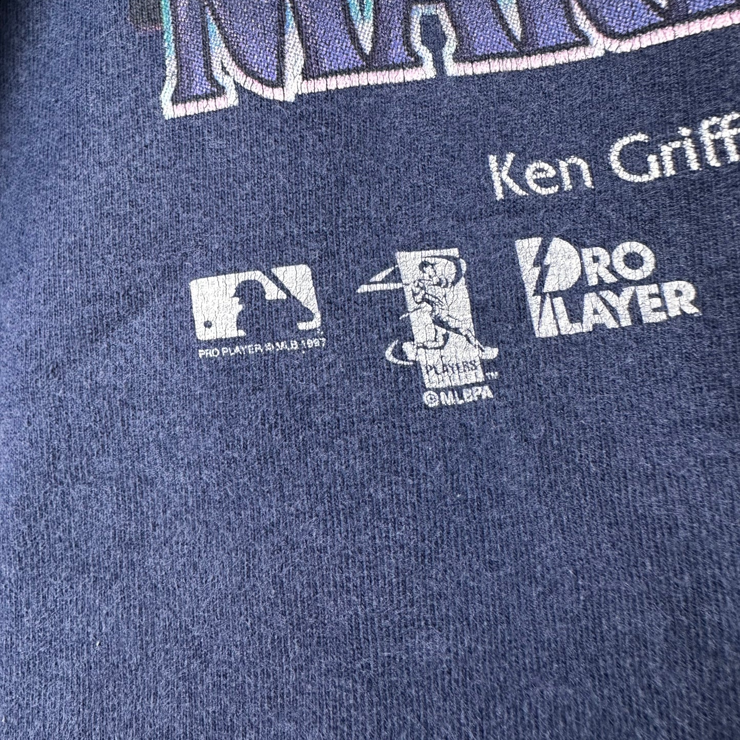Vintage 1997 Seattle Mariners Row Baseball MLB Ken Griffey Graphic T-shirt