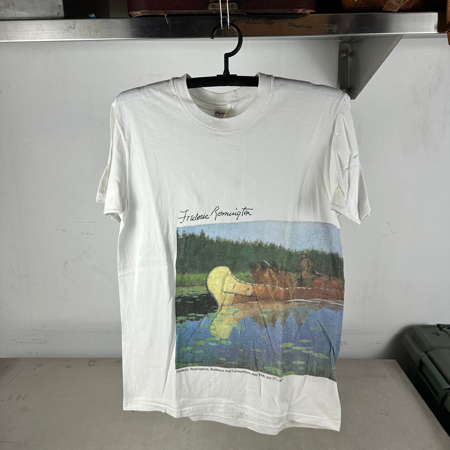 Vintage 1988 Frederic Remington The Masterworks Art Single Stitch T-shirt