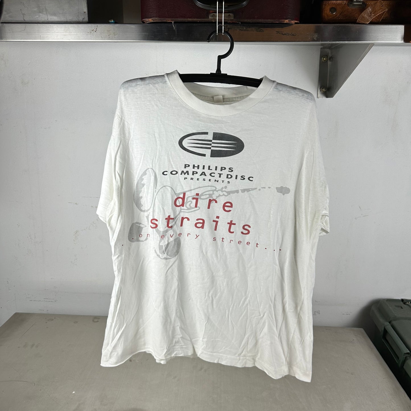 Vintage 90s Dire Straits On Every Street Tour Concert T-shirt