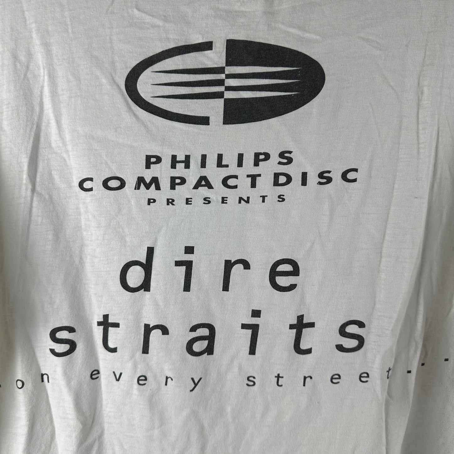 Vintage 90s Dire Straits On Every Street Tour Concert T-shirt