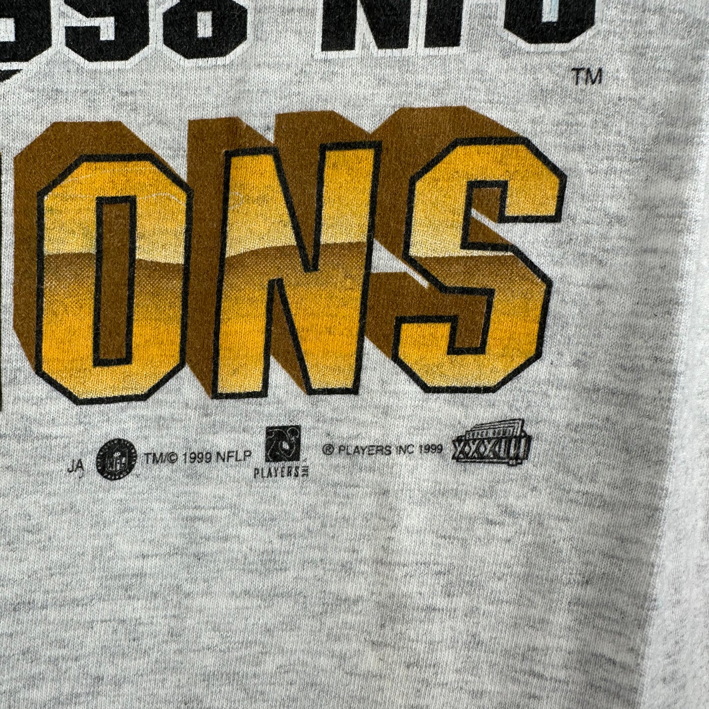 Vintage 1998 Atlanta Falcons NFL NFC Champions Graphic Deadstock T-shirt