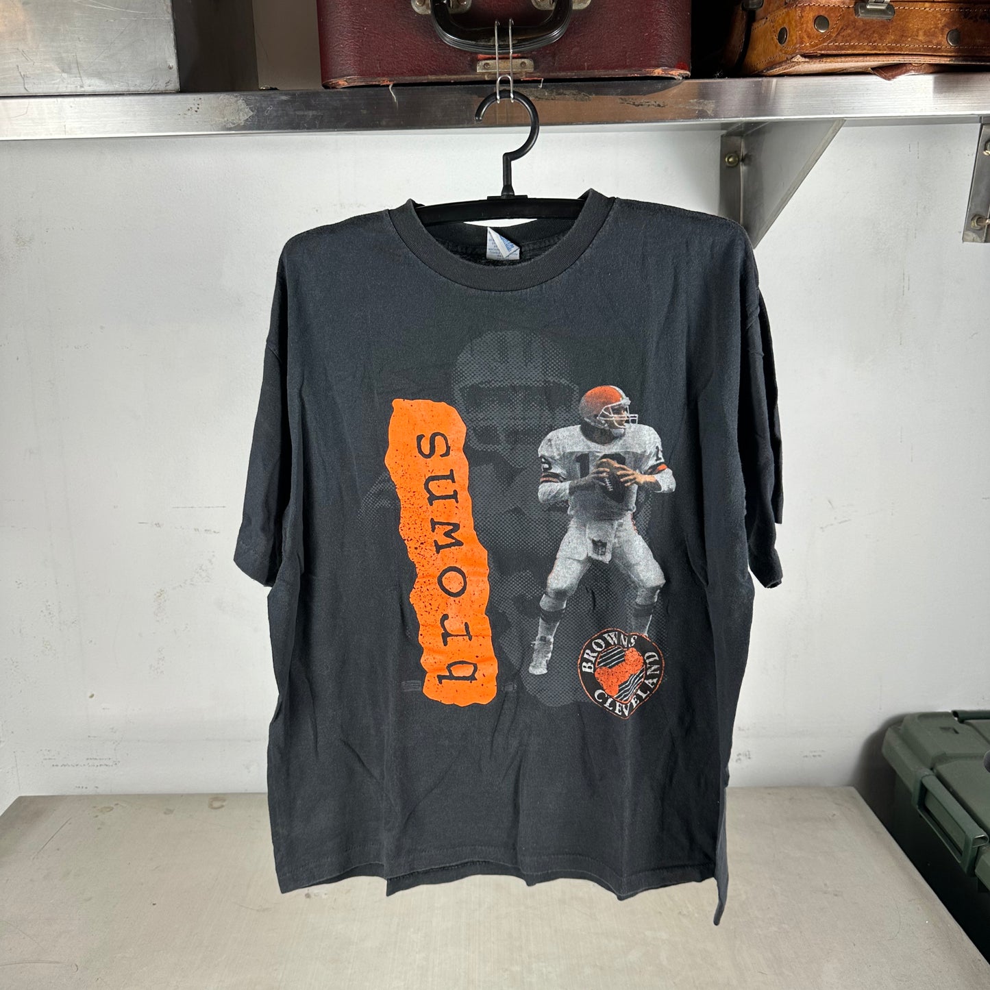 Vintage 90s Bernie Kosar Cleveland Browns NFL Salem Sportswear T-shirt