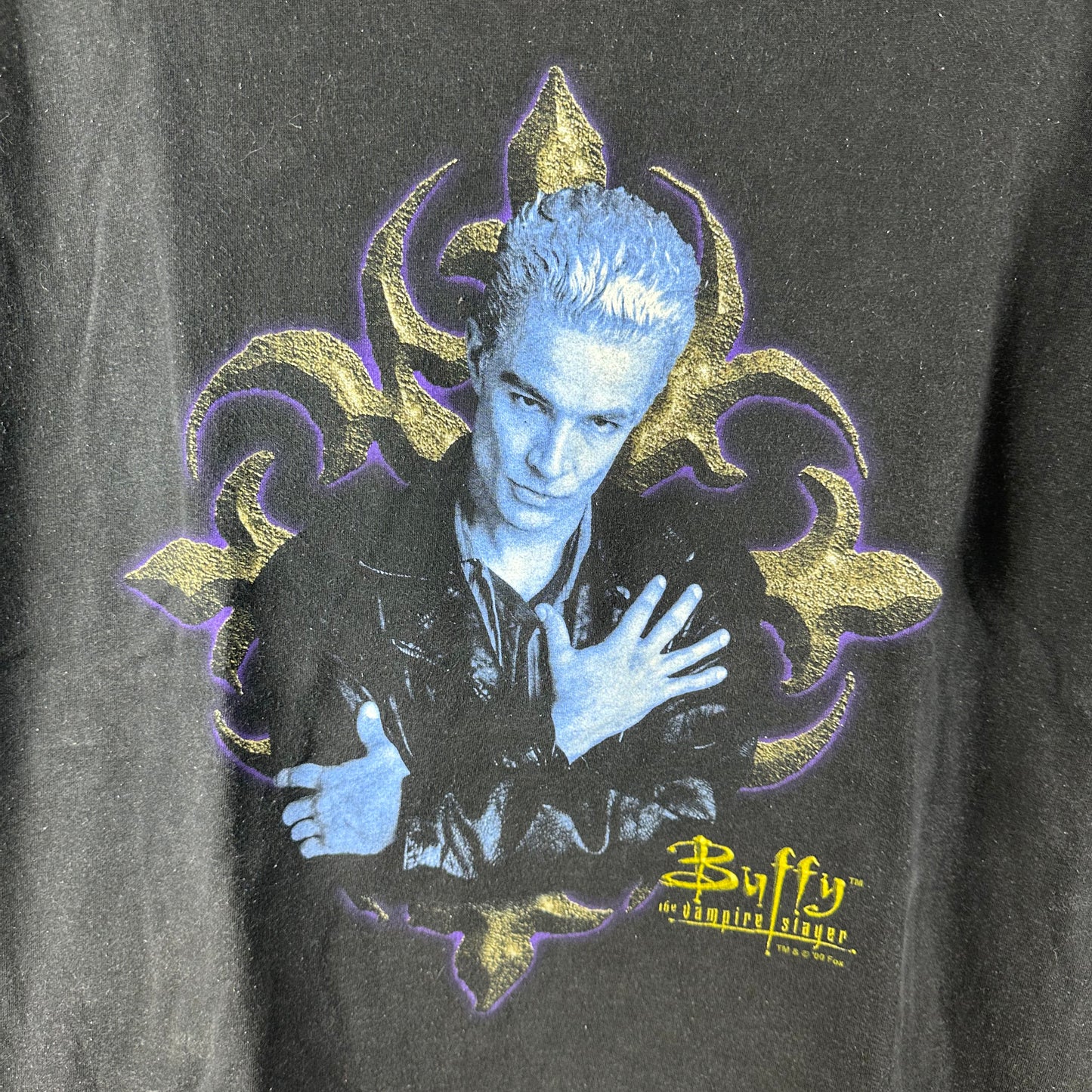 Vintage 2000 Buffy The Vampire Slayer Spike TV Show Graphic Promo T-shirt