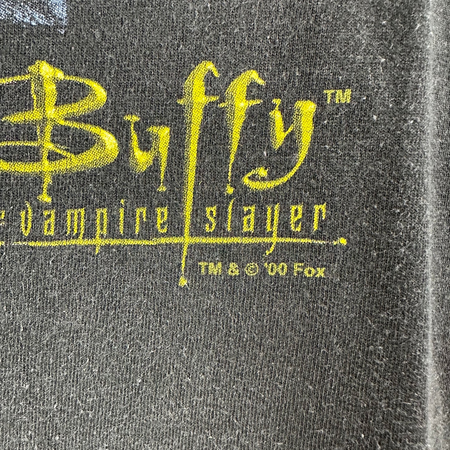 Vintage 2000 Buffy The Vampire Slayer Spike TV Show Graphic Promo T-shirt