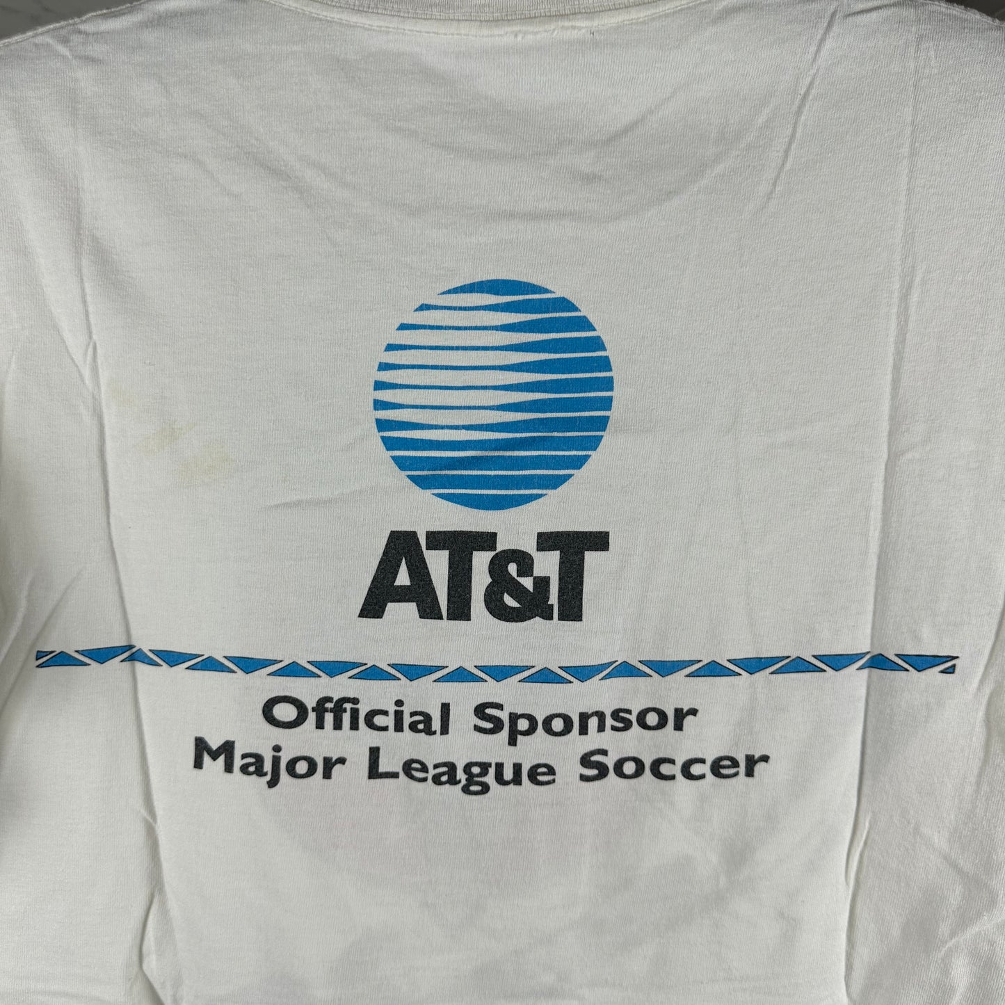 Vintage 90s DC United Soccer MLB AT&T Promo Graphic T-shirt