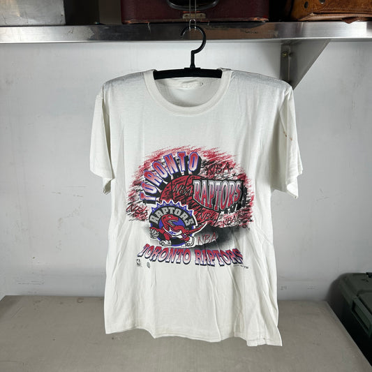 Vintage 1994 Toronto Raptors Basketball NBA Graphic Single Stitch T-shirt