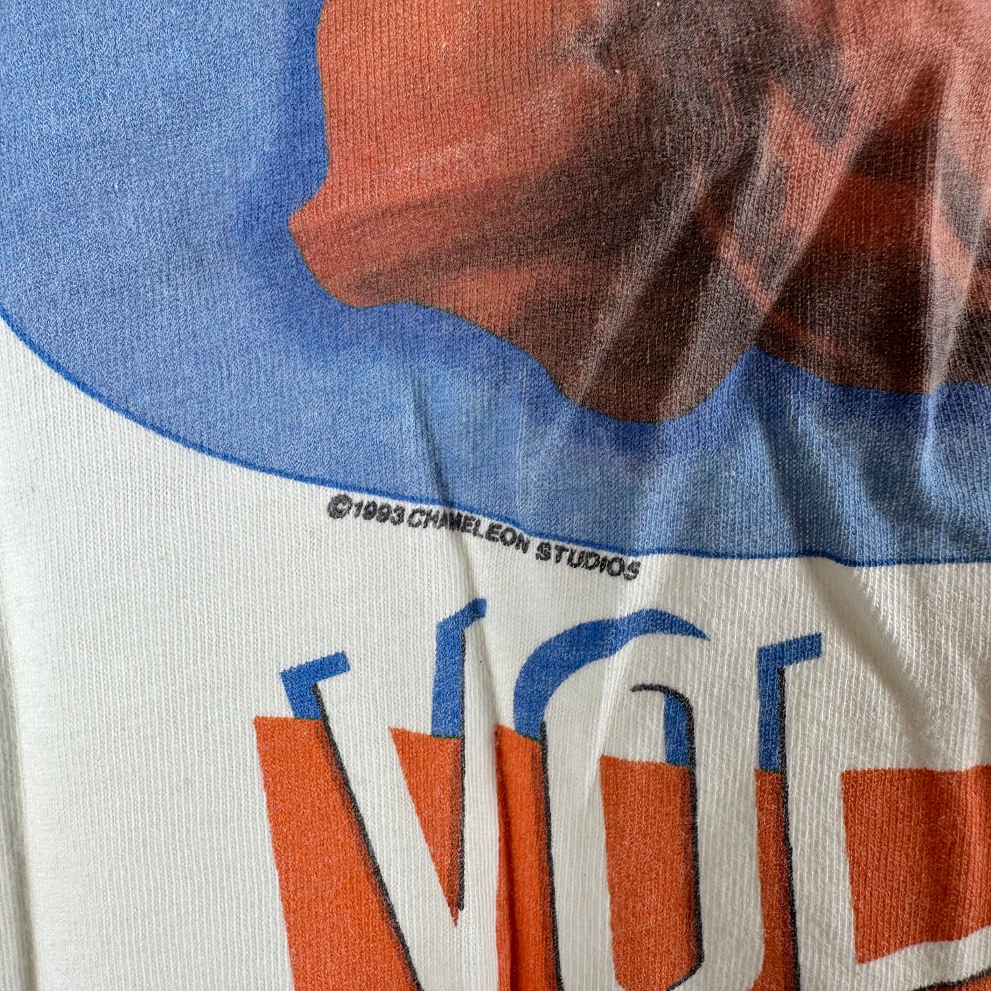 Vintage 1993 Tennessee Volunteers NCAA College Muscle Mascot Single Stitch T-shirt