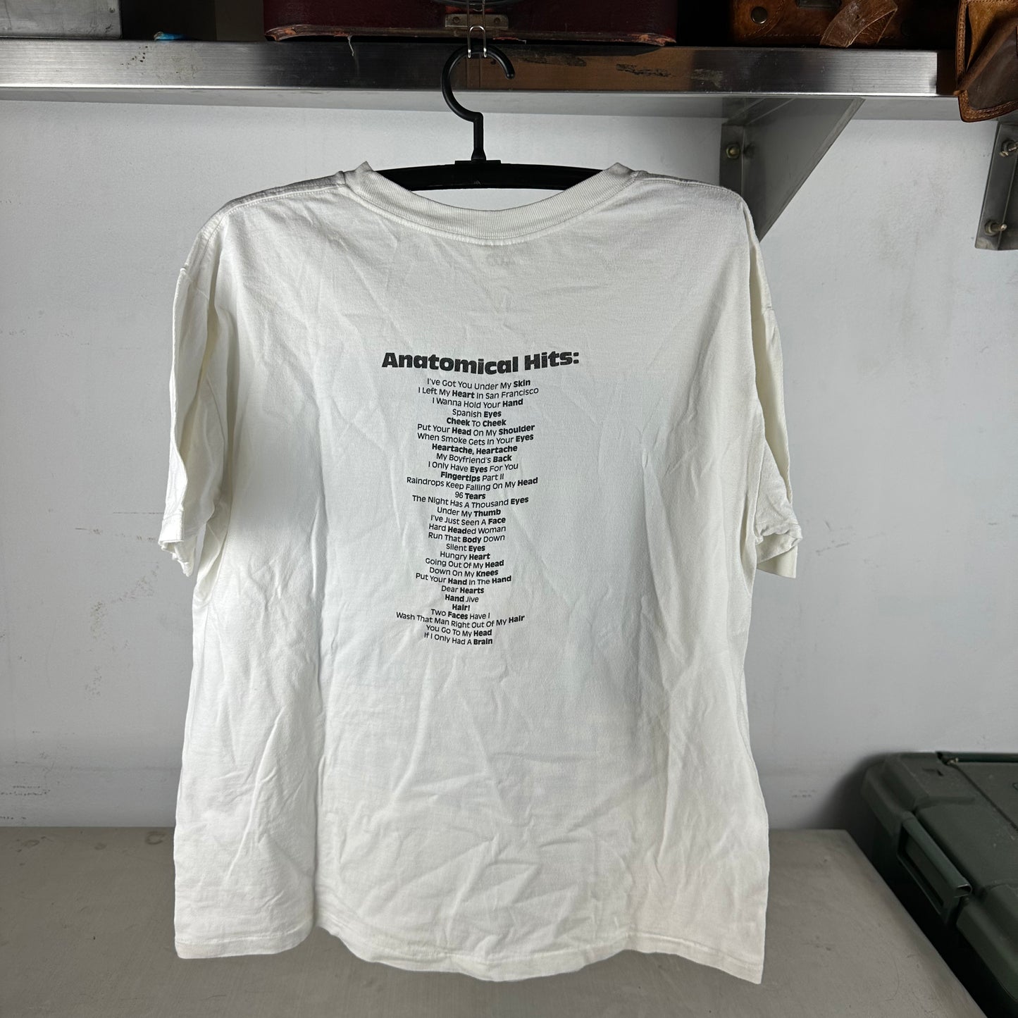 Vintage 1991 Shake, Rattle, and Roll! Anatomical Hits Graphic Single Stitch T-shirt