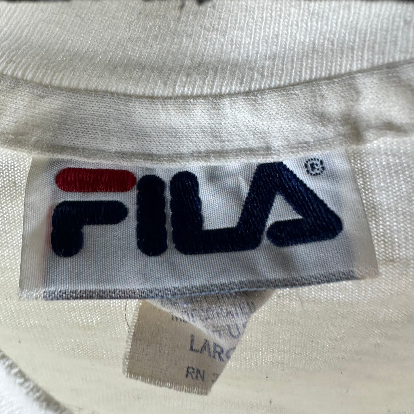 Vintage 1990 Fila US Open Tennis Championships Graphic Single Stitch T-shirt