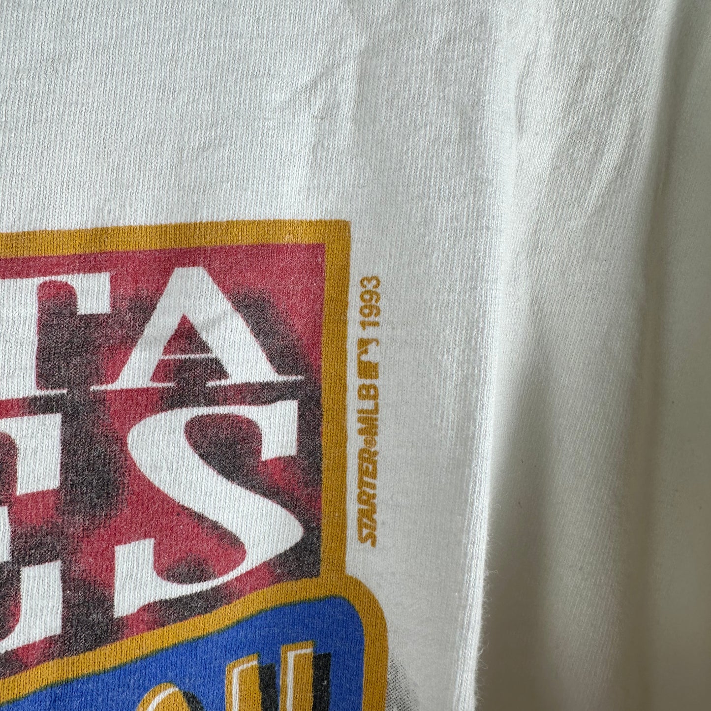 Vintage 1993 Atlanta Braves MLB Back to Back to Back Division Champions T-shirt