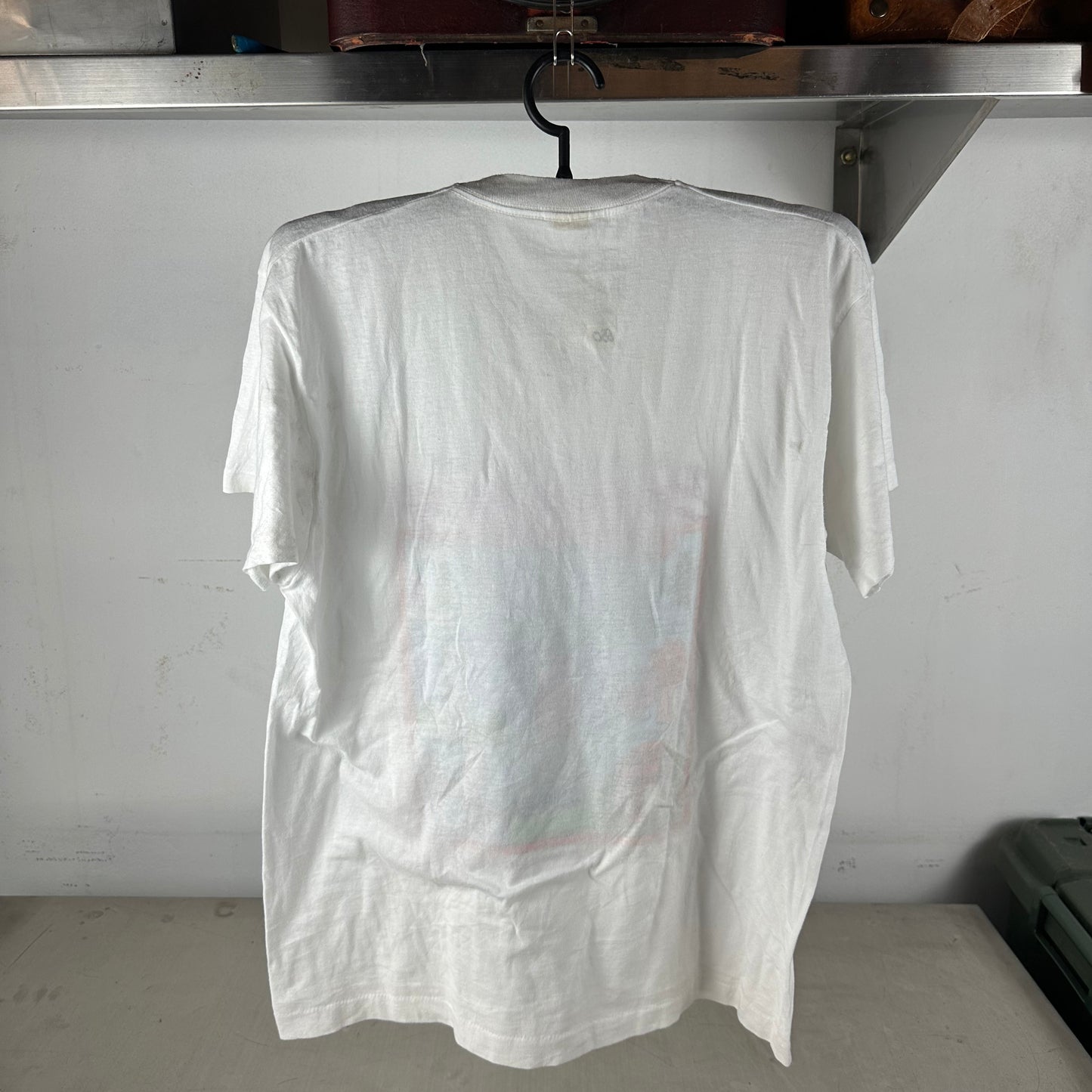 Vintage 80s KNBR 68 Bridge to Bridge San Francisco Art Single Stitch T-shirt