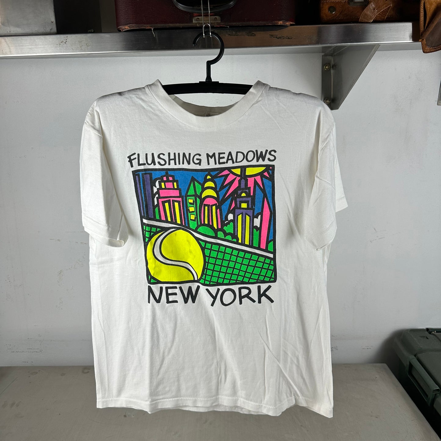 Vintage 90s New York Flushing Meadows US Open Tennis Single Stitch T-shirt