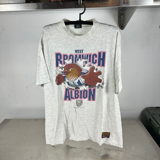 Vintage 90s West Bromwich Albion FC Soccer Breakthrough Graphic T-shirt