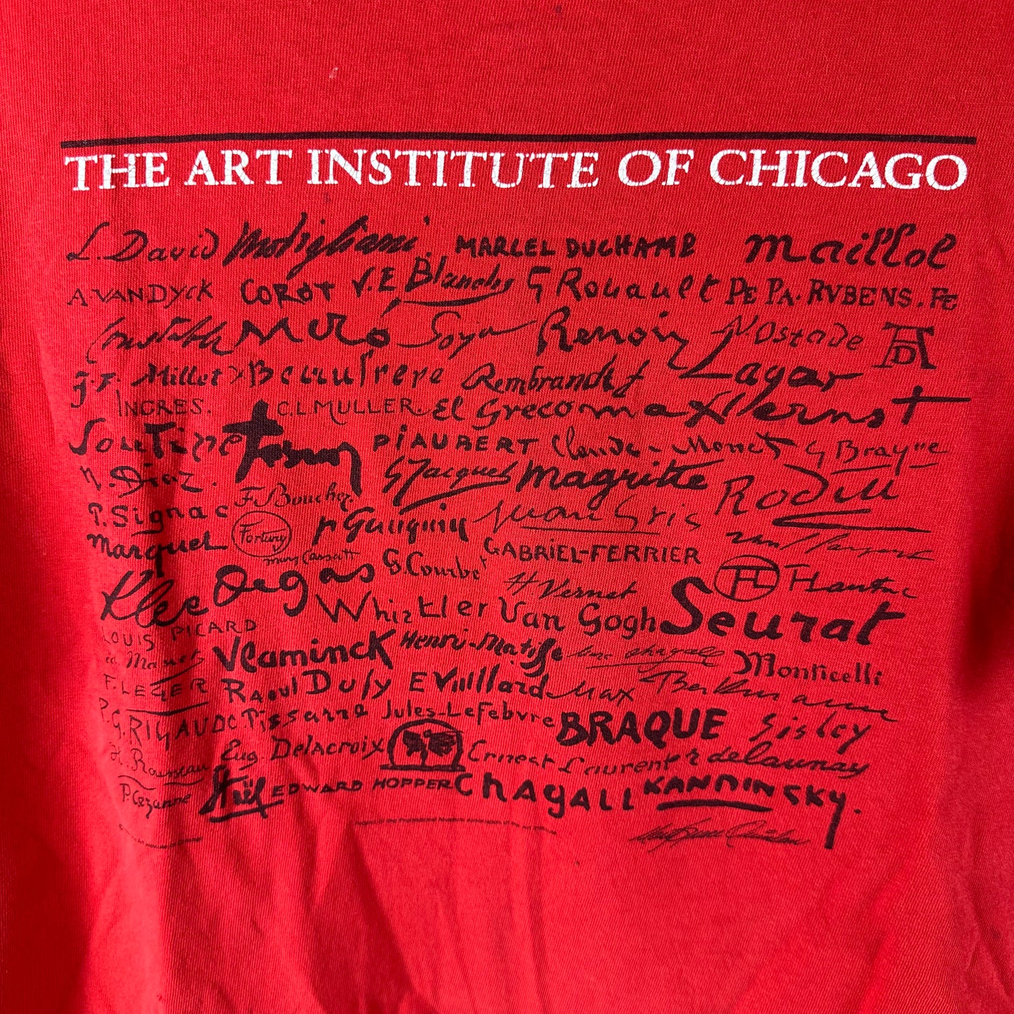Vintage 80s The Art Institute of Chicago Single Stitch T-shirt