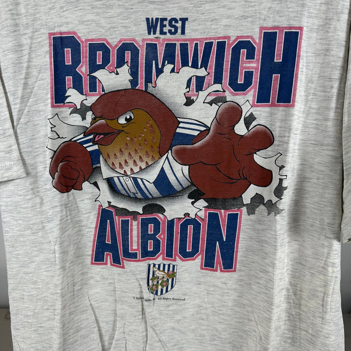 Vintage 90s West Bromwich Albion FC Soccer Breakthrough Graphic T-shirt