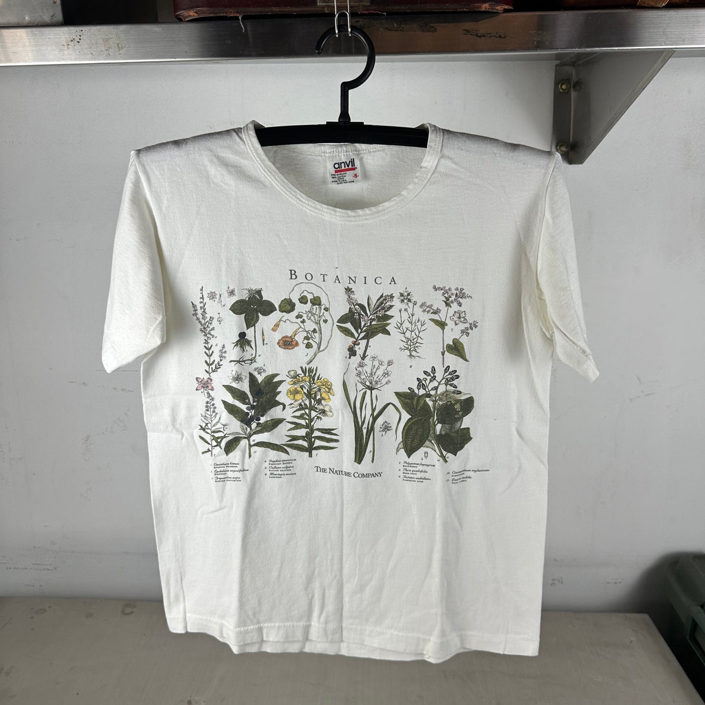Vintage 90s Botanica The Nature Company Flower Nature Artwork Single Stitch T-shirt