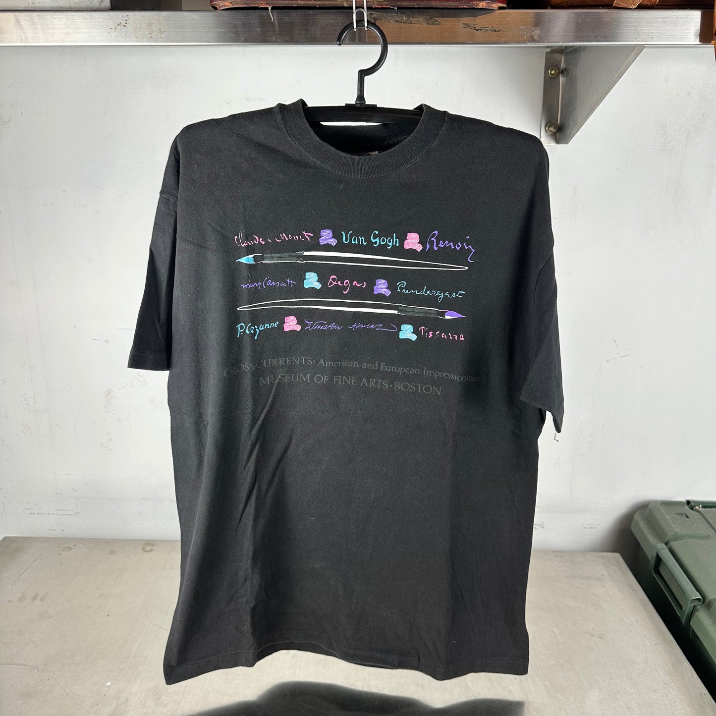 Vintage 90s Museum of Fine Arts Boston Impressionism Single Stitch T-shirt