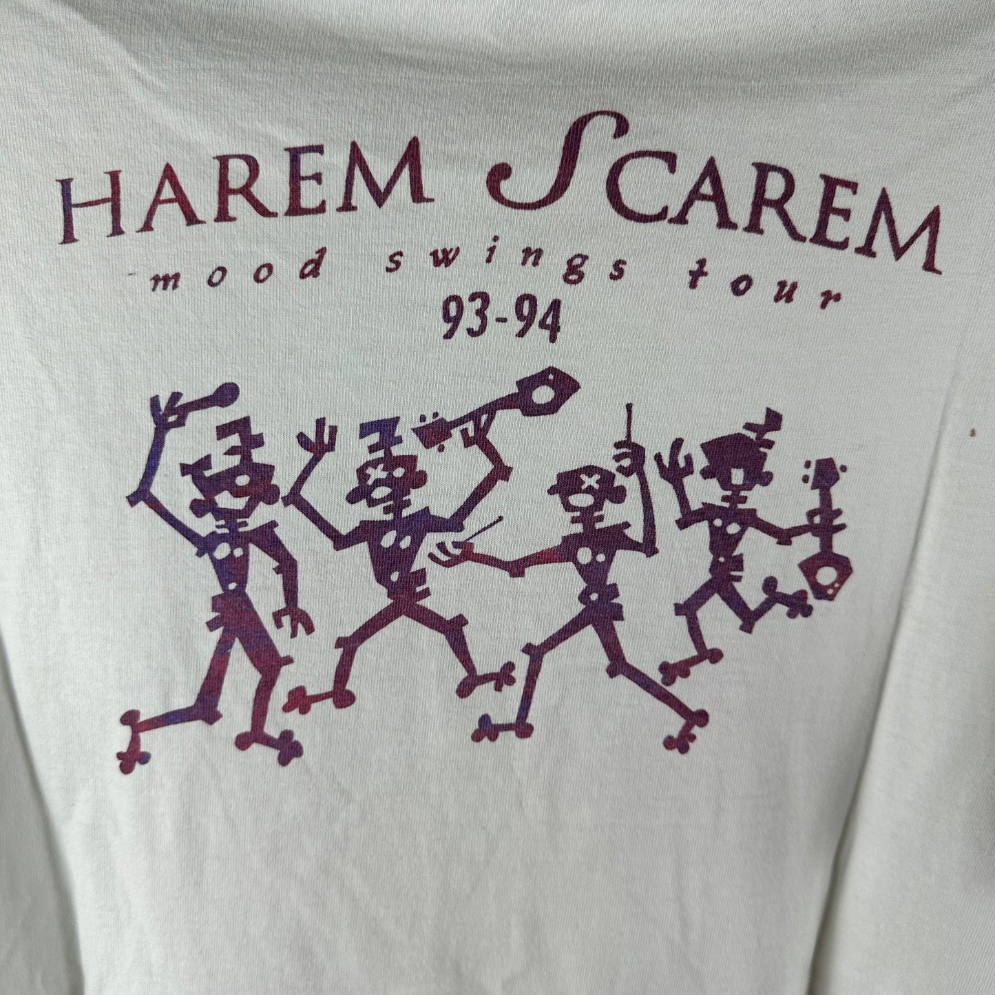Vintage 1993-94 Harem Scarem Mood Swings Tour Concert Single Stitch T-shirt