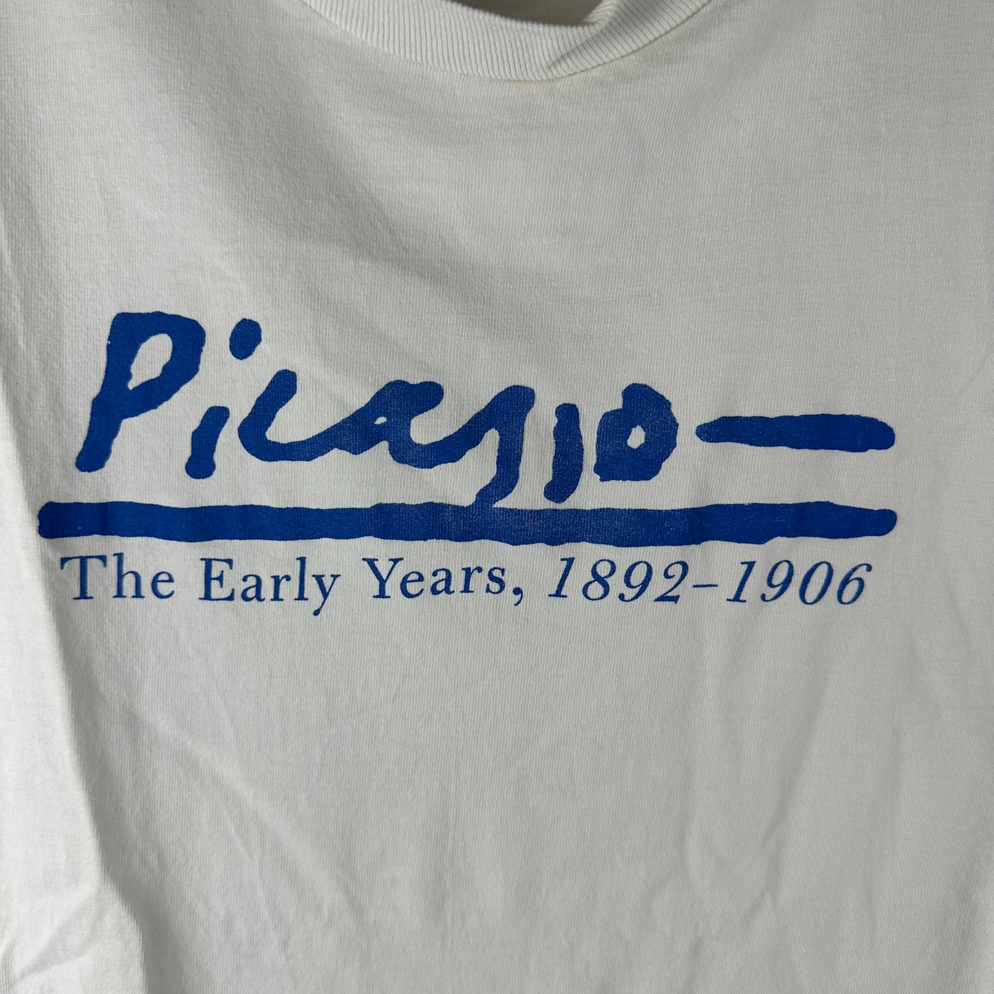 Vintage 90s Museum of Fine Arts Boston Pablo Picasso The Early Years T-shirt