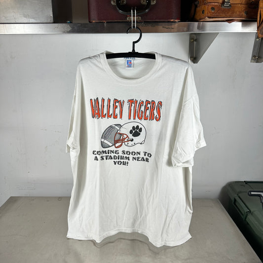 Vintage 1995 Valley Tigers High School Football Graphic T-shirt