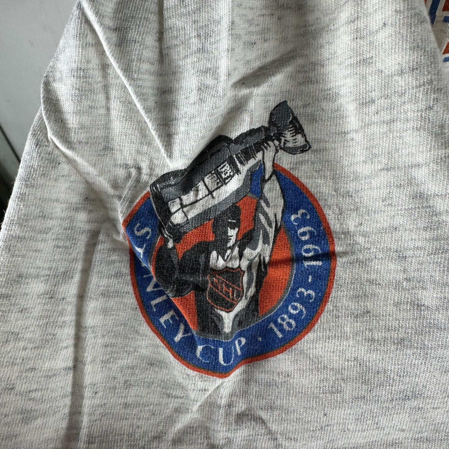 Vintage 1992 Montreal Canadiens Hockey NHL Bulletin Athletic AOP Single Stitch T-shirt