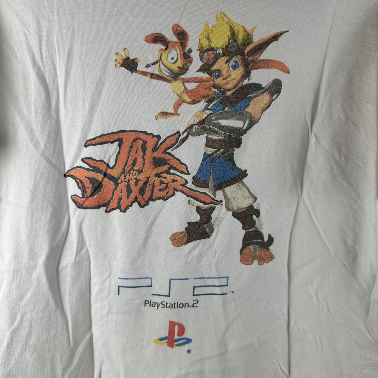 Vintage 2001 Jak and Daxter Playstation 2 Video Game Promo T-shirt