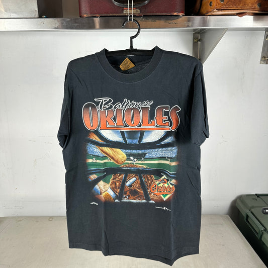Vintage 1995 Baltimore Orioles Baseball MLB Nutmeg Graphic Single Stitch T-shirt