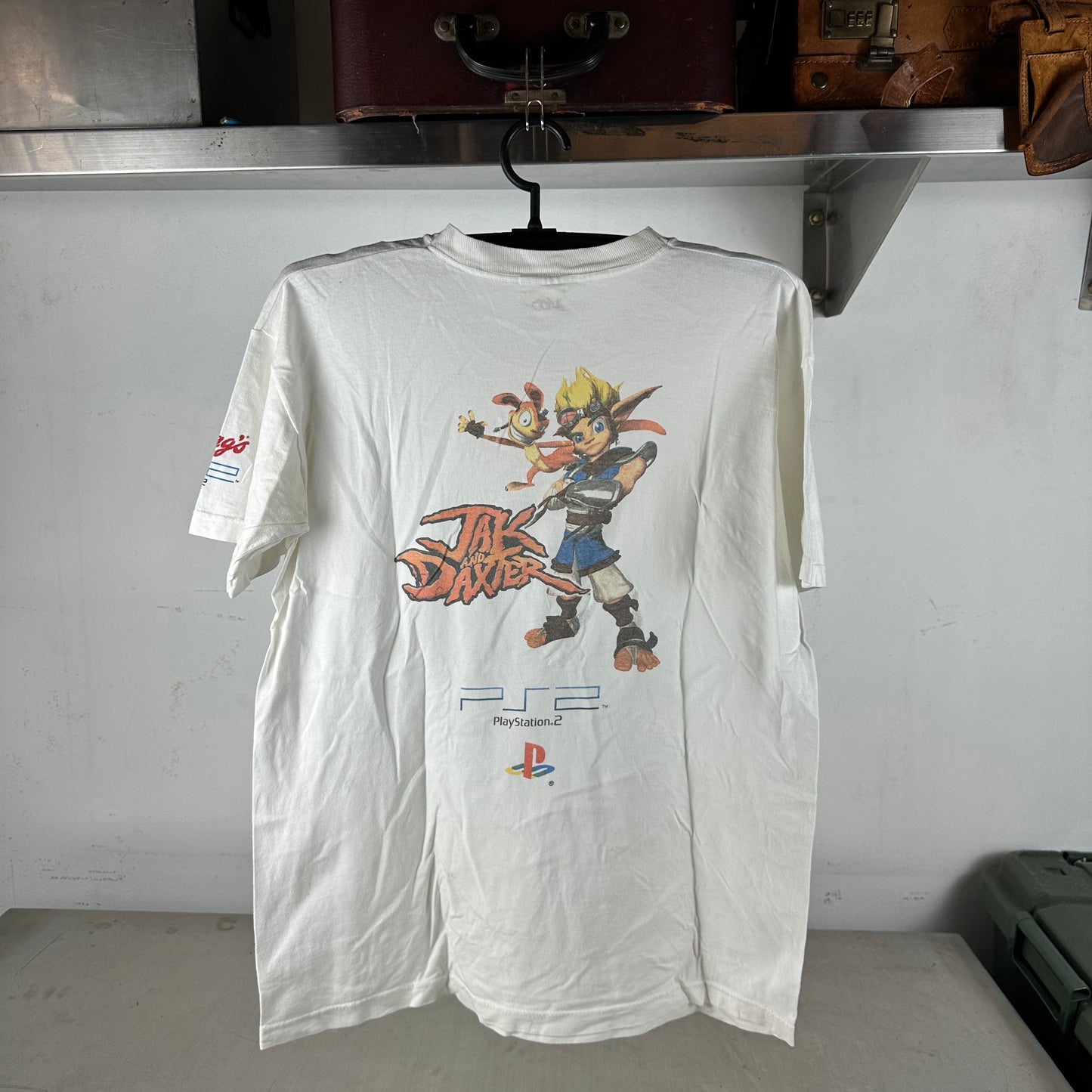Vintage 2001 Jak and Daxter Playstation 2 Video Game Promo T-shirt