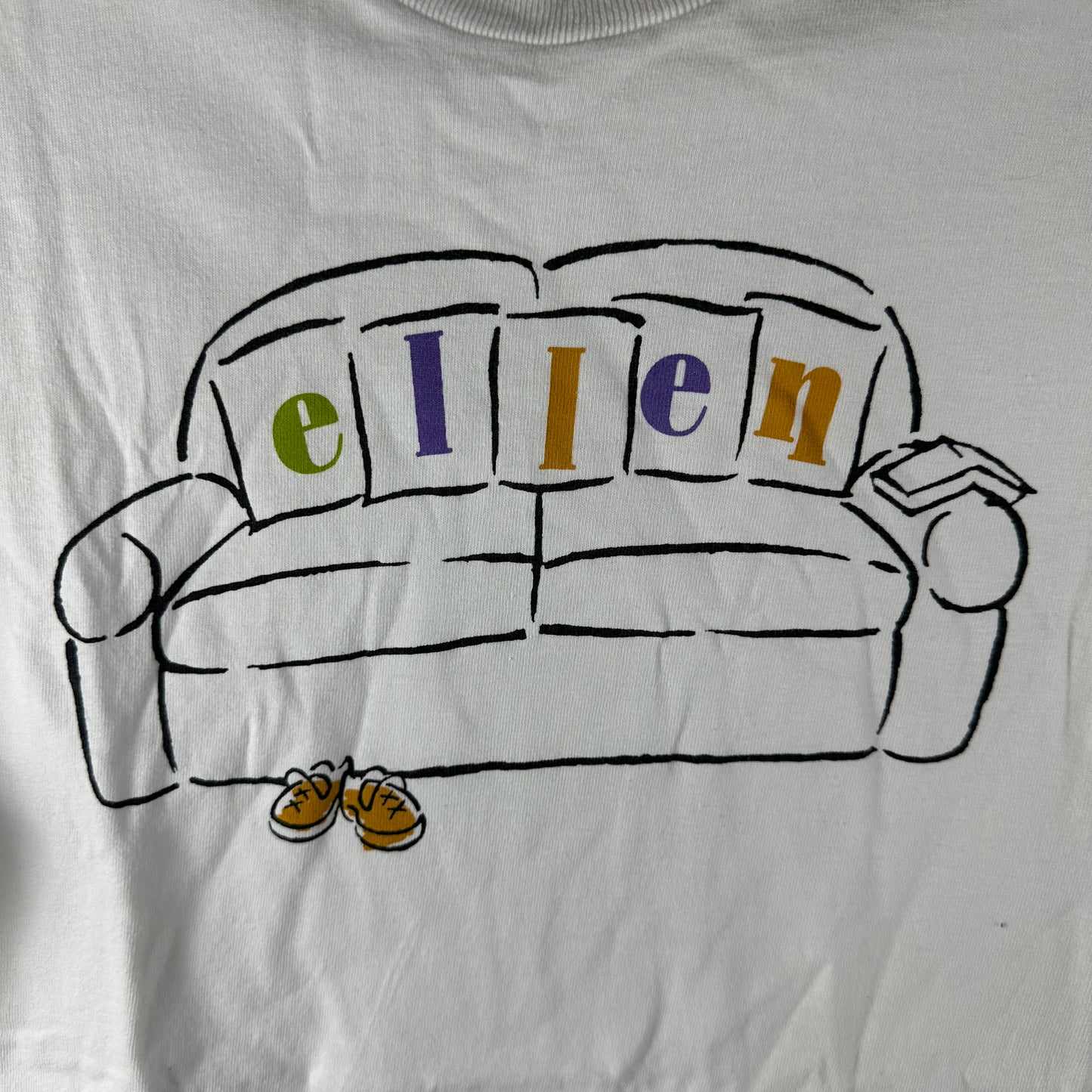 Vintage 1995 Ellen DeGeneres Stanley Desantis Graphic Promo T-shirt
