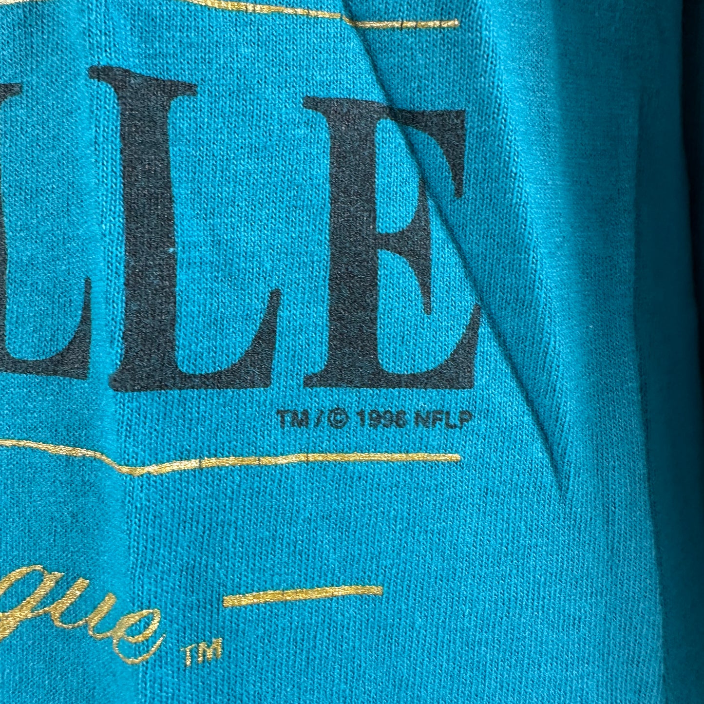 Vintage 1996 Jacksonville Jaguars Football NFL Graphic T-shirt