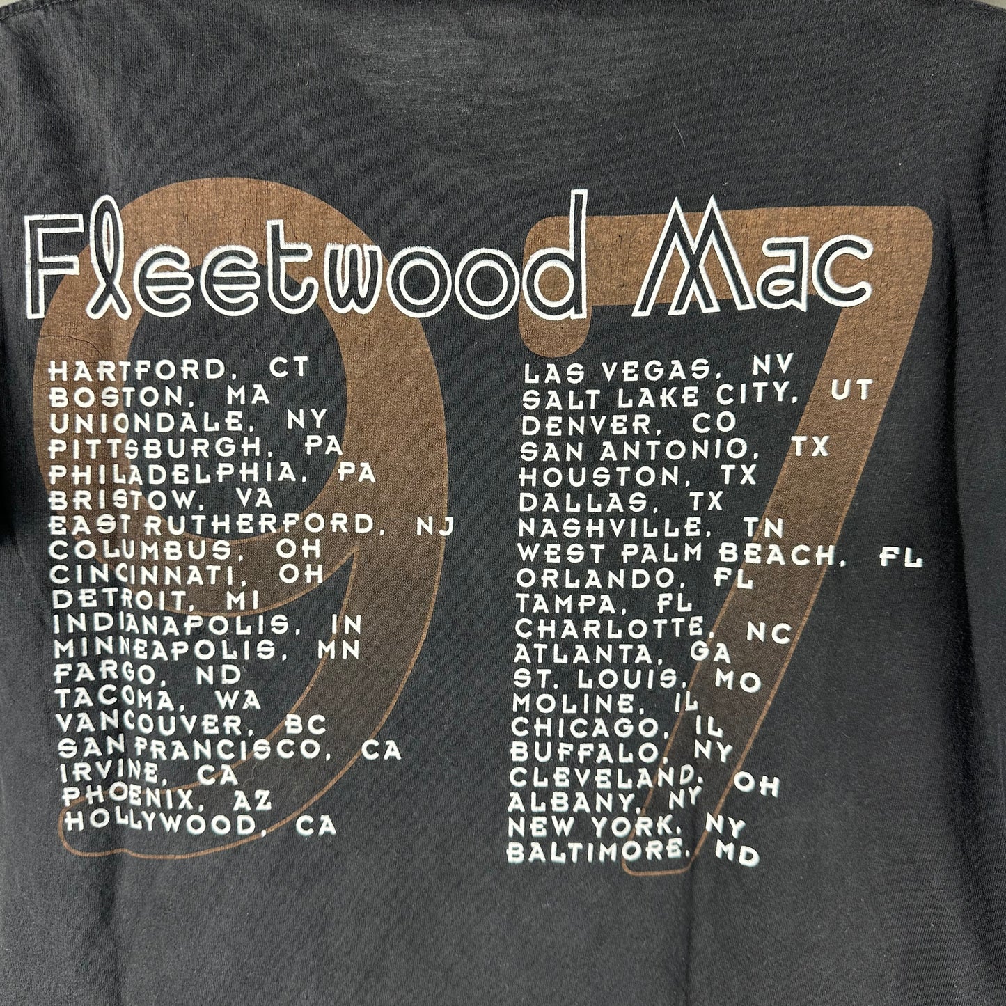 Vintage 1997 Fleetwood Mac Rock Band Tour Concert T-shirt