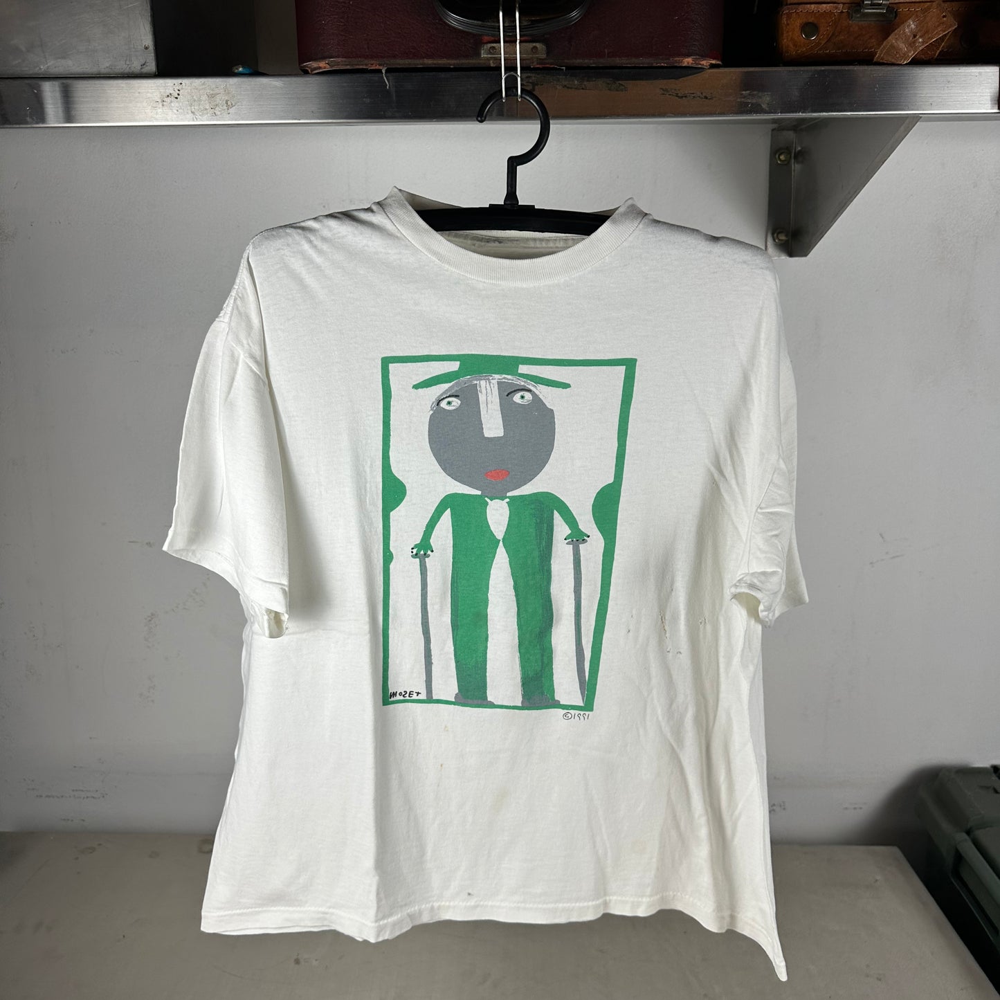 Vintage 1991 Mose Tolliver Art Moset Single Stitch T-shirt