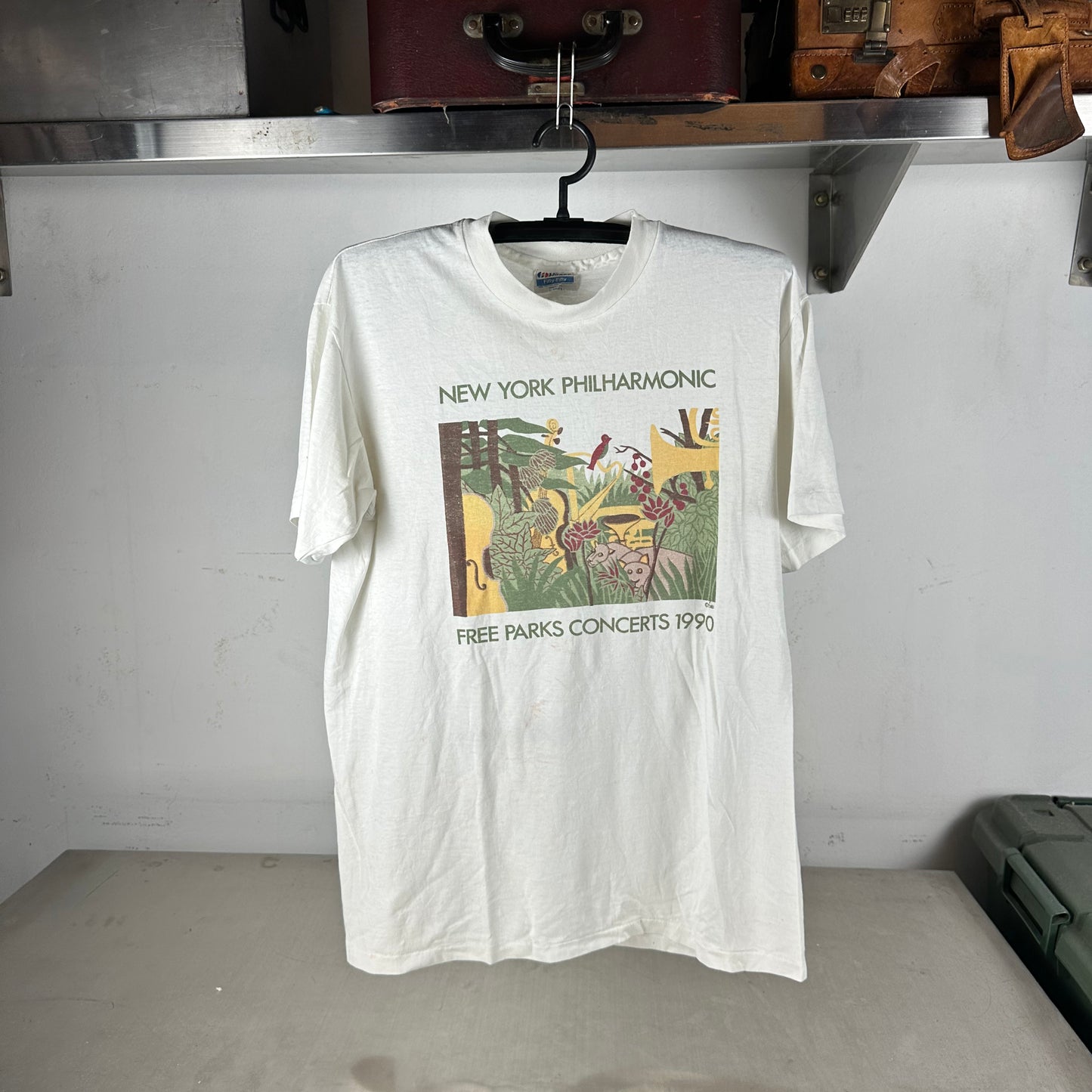 Vintage 1990 New York Philharmonic Free Parks Concerts Single Stitch T-shirt