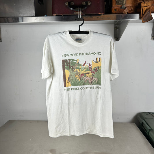 Vintage 1990 New York Philharmonic Free Parks Concerts Single Stitch T-shirt