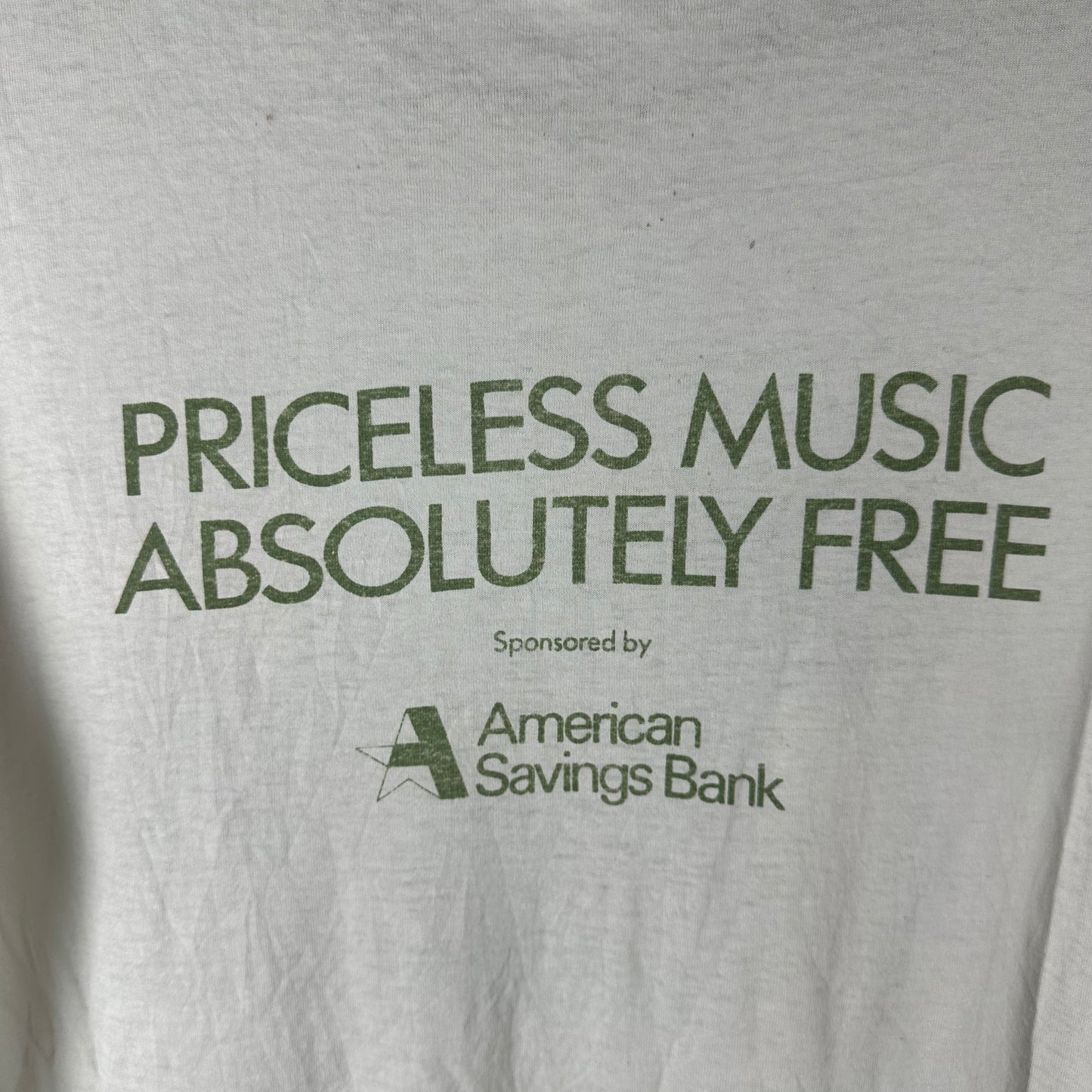 Vintage 1990 New York Philharmonic Free Parks Concerts Single Stitch T-shirt