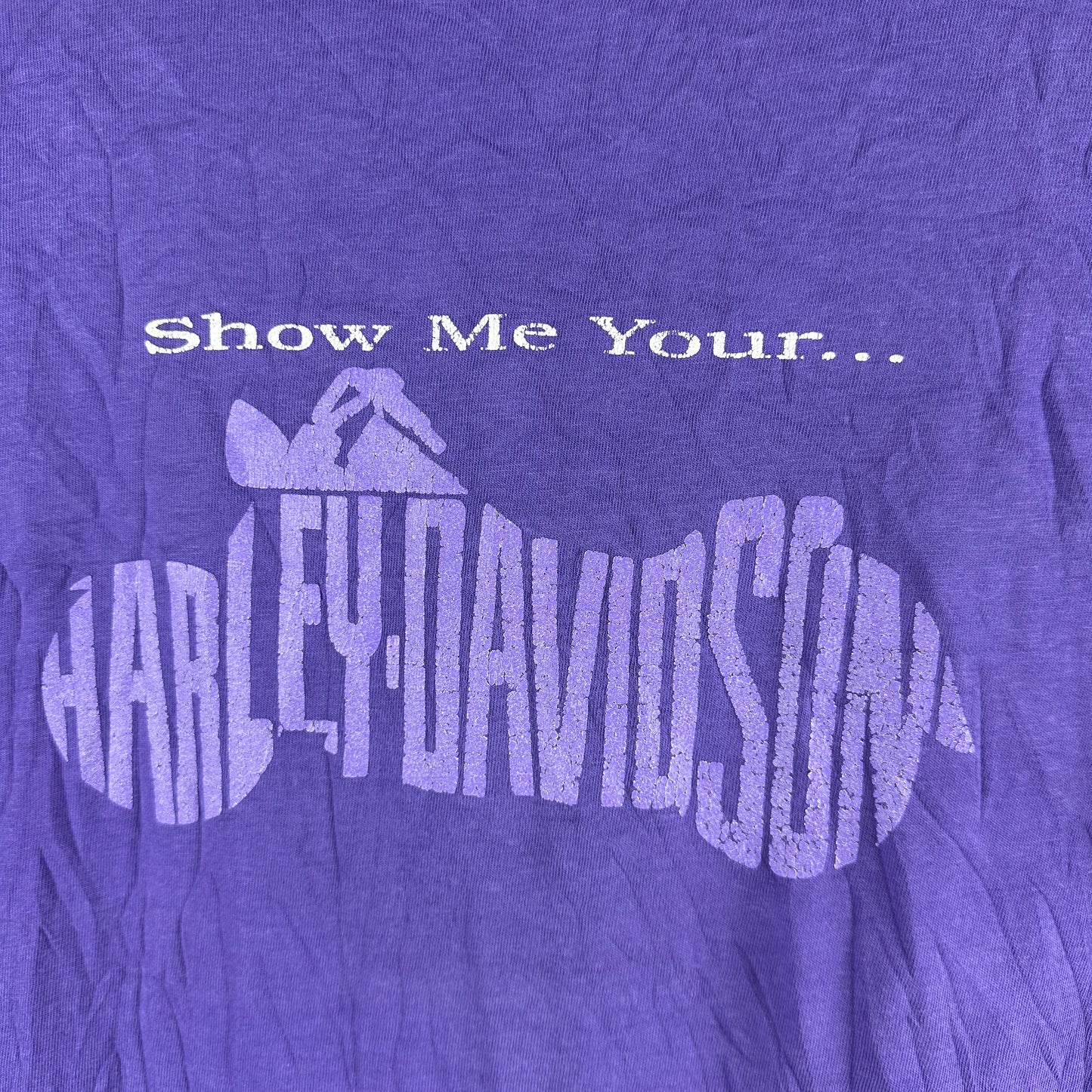 Vintage 90s Harley Davidson Motorcycle Single Stitch T-shirt