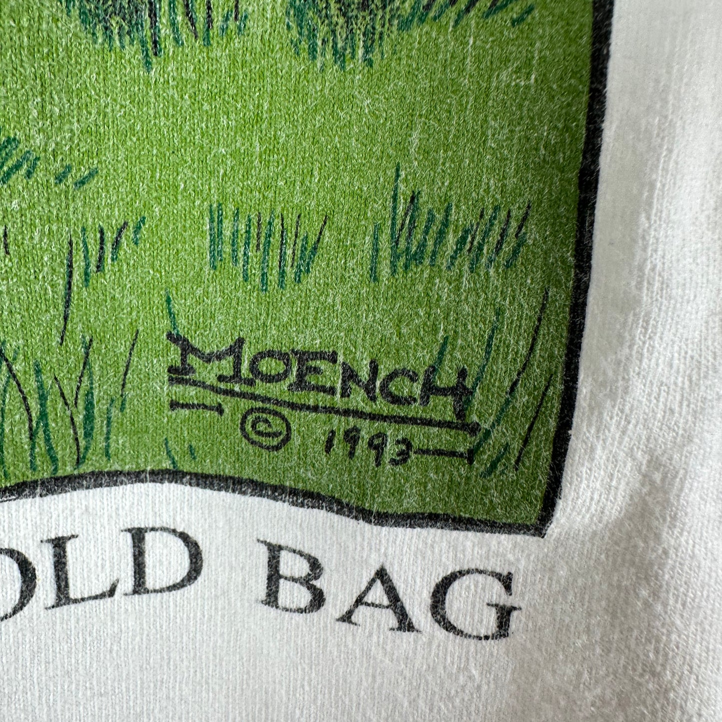 Vintage 1993 Golf Humor When I Die, Bury My Balls Next to the Old Bag T-shirt