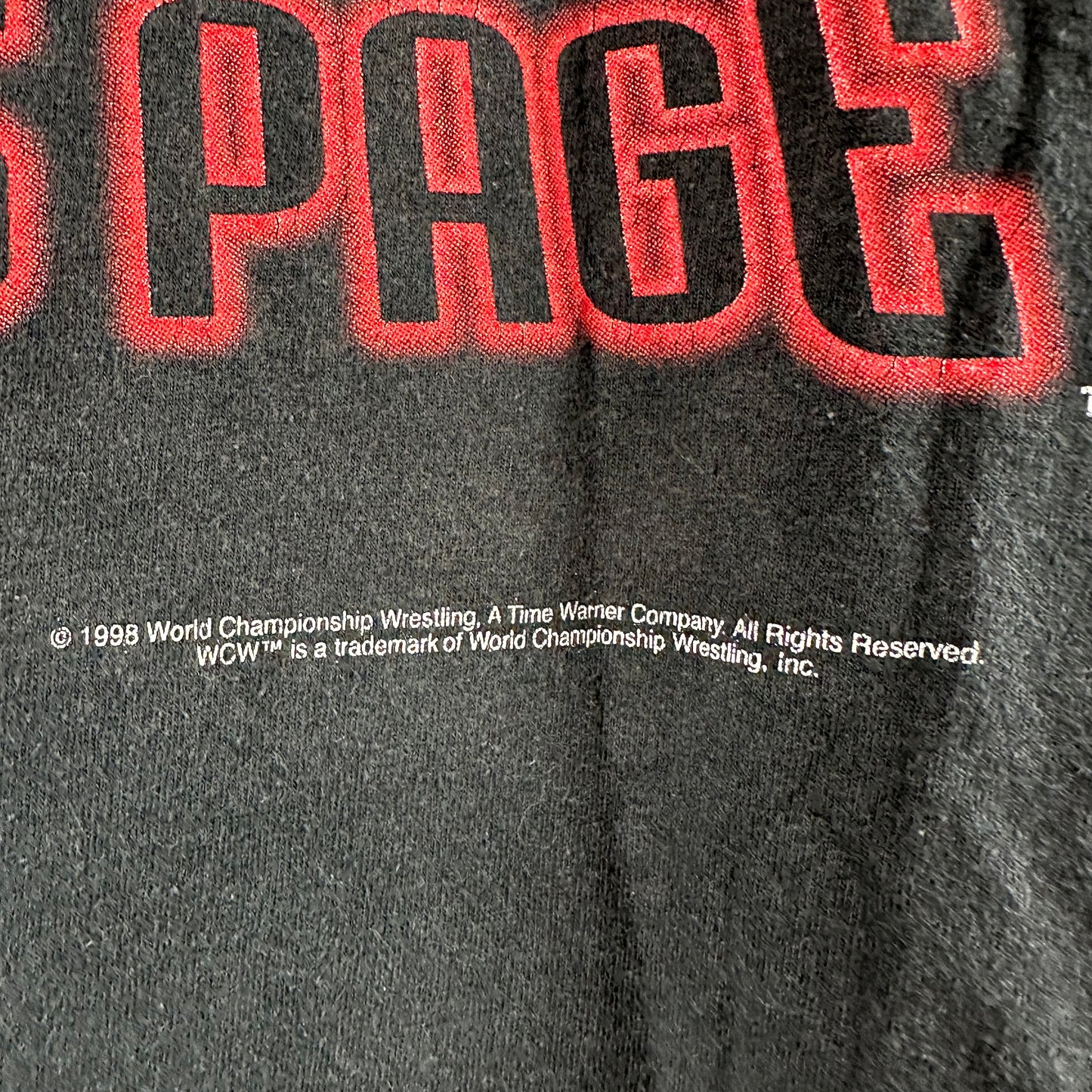 Vintage 1998 Diamond Dallas Page DDP WCW Wrestling Graphic T-shirt